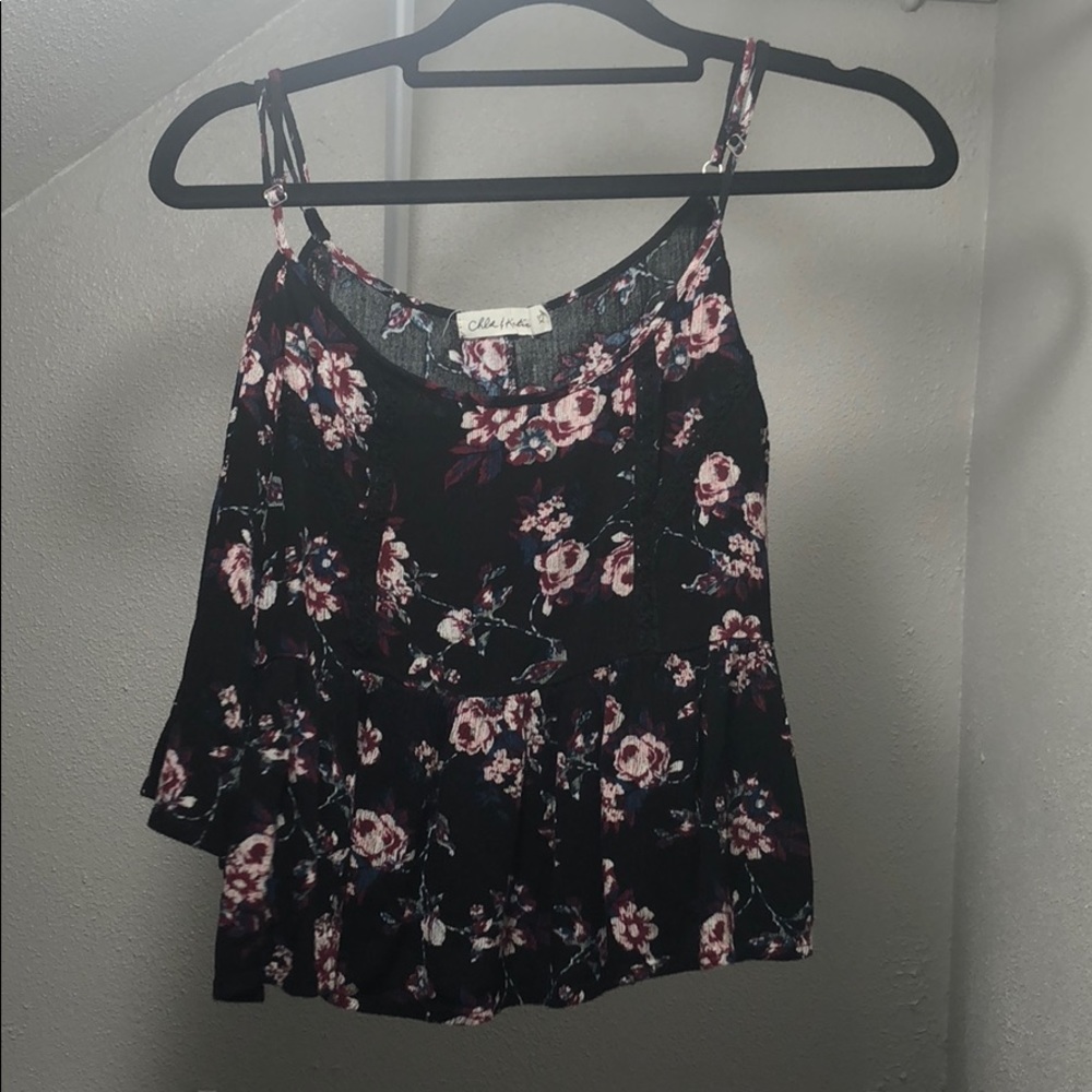 Off the shoulder adjustable shirt